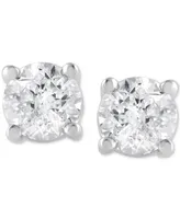 Forever Grown Diamonds Lab Grown Diamond Stud Earrings (1 ct. t.w.) in Sterling Silver