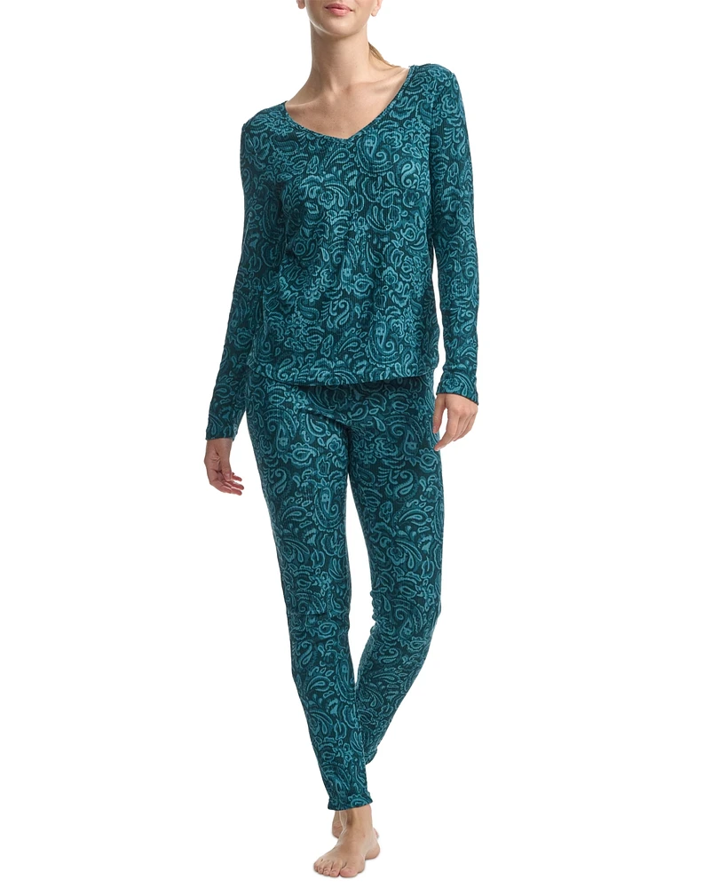 Splendid Women's 2-Pc. Printed Legging Pajamas Set