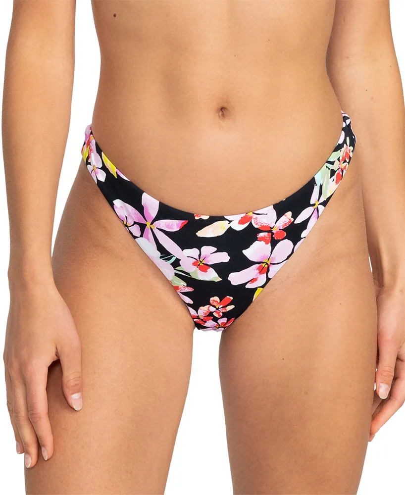 Low-Rise Striped Terry Classic Bikini Swim Bottoms for Women