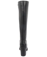 Kenneth Cole New York Women's Veronica Knee High Block Heel Boots - Black