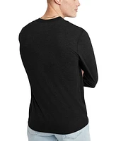 Men's Hanes Originals Tri-Blend Long Sleeve Henley T-shirt