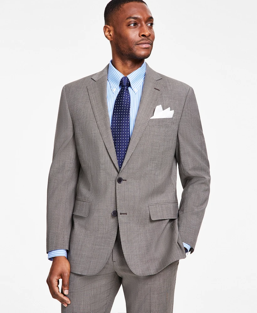 B by Brooks Brothers Men's Classic-Fit Stretch Wool Blend Suit Jacket