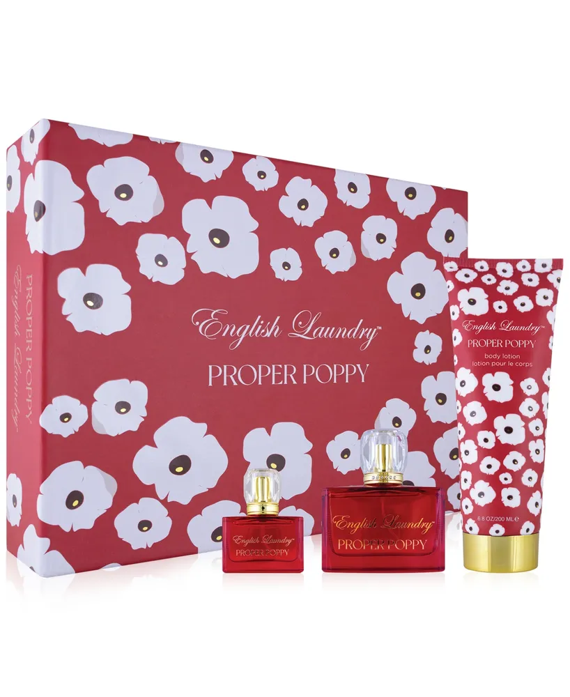 English Laundry 3-Pc. Proper Poppy Eau de Parfum Gift Set