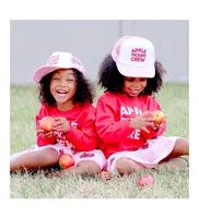 Sweet Wink Little and Big Girls Apple Picking Crew Sweatshirt
