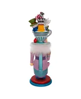 Kurt Adler 24" Alice Teacup Party Hat Nutcracker