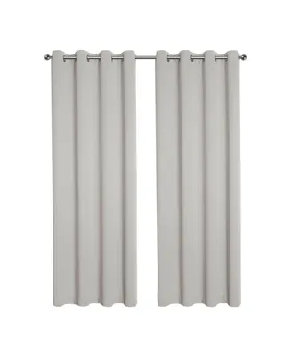 Kate Aurora Hotel Living 2 Pack 100% Blackout Grommet Top Curtain Panels - 50 in. W x in