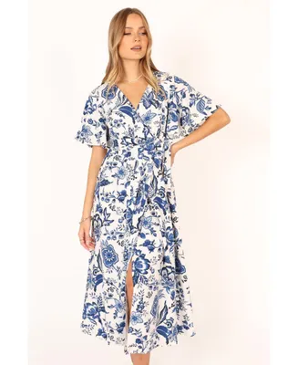 Petal and Pup Womens Kaleen Midi Wrap Dress