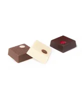 Astor Chocolate Red Suede Holiday Truffle Gift Box 15 Pieces