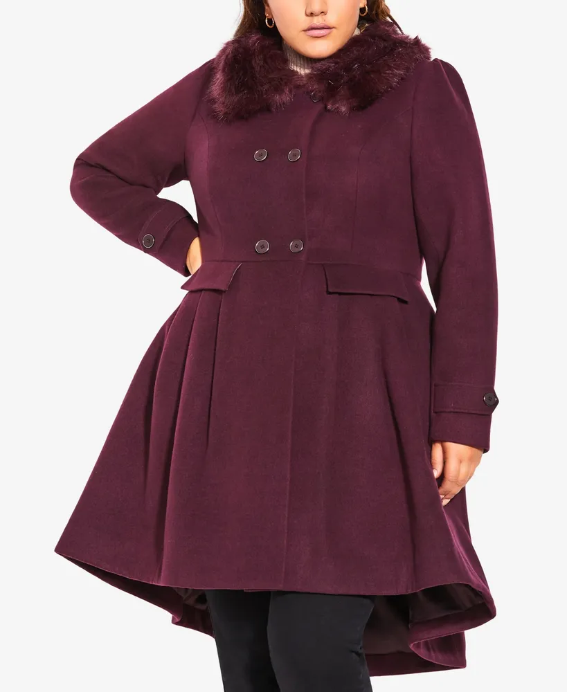 City Chic Women's Grandiose Coat