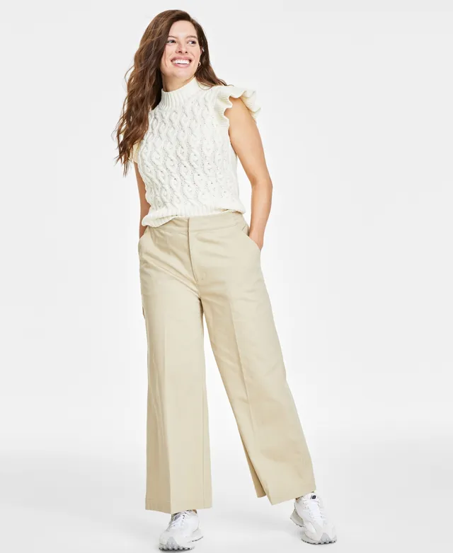 On 34th Women's Wide-Leg Sweatpants, Created for Macy's