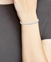 Diamond Skinny Bangle Bracelet (1/4 ct. t.w.) in Sterling Silver