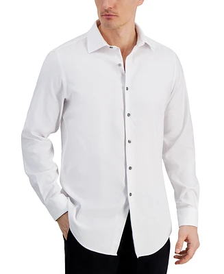 Alfani Men's Slim-Fit Dobby Dress Shirt