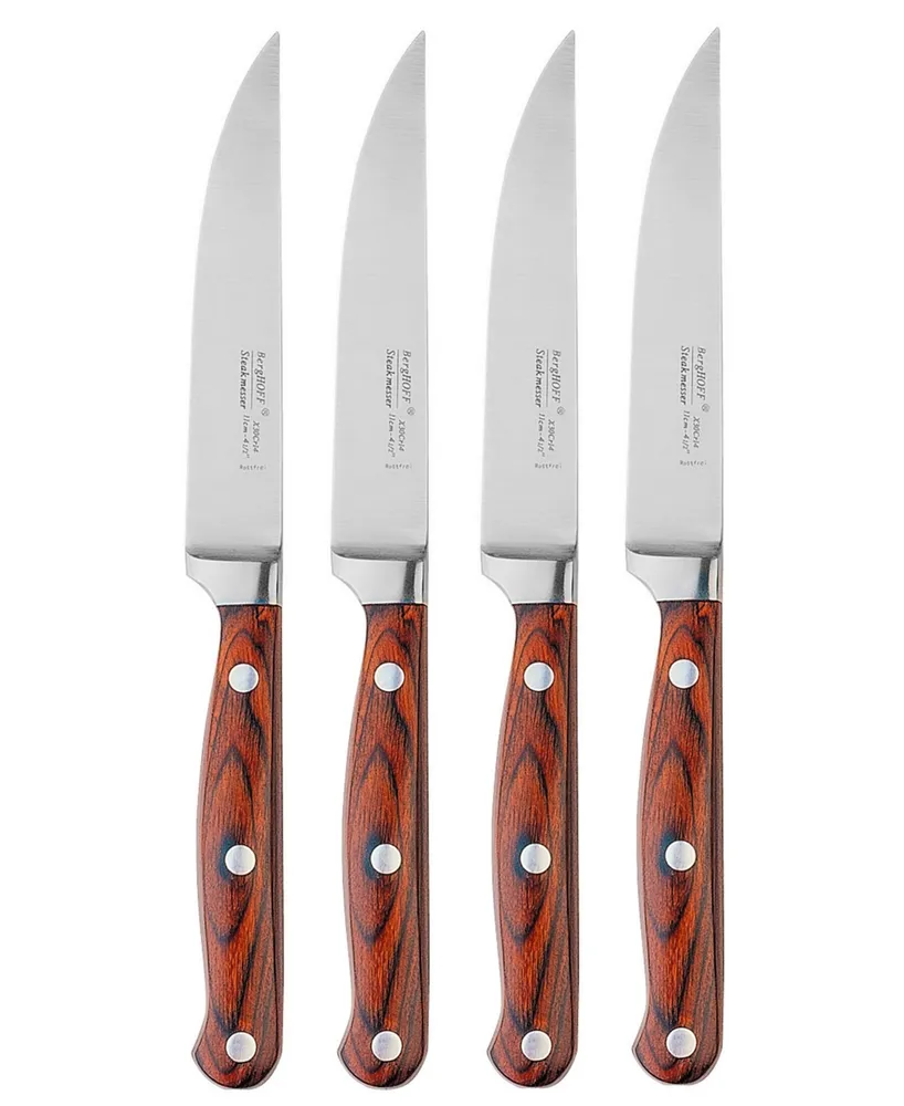 BergHOFF Pakka Wood 4-Pc. Steak Knife Set