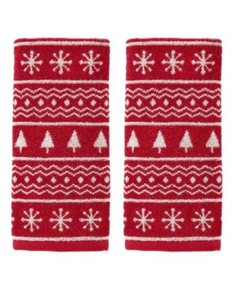 Skl Home Fair Isle Jacquard Towel Collection