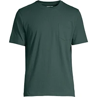 Lands' End Men's Big and Tall Super-t Short Sleeve T-Shirt with Pocket