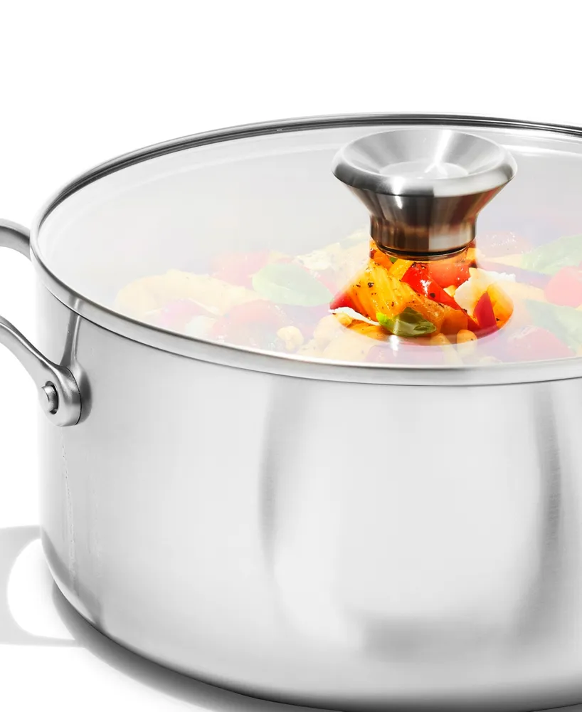 Oxo Mira Tri-Ply Stainless Steel 11" Stock Pot with Lid