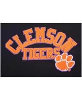 Women's Black Clemson Tigers Classic 3-Hit Pullover Sweatshirt