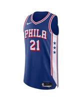 Men's Nike Joel Embiid Royal Philadelphia 76ers Authentic Jersey - Icon Edition
