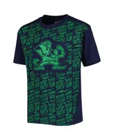 Big Boys Navy Notre Dame Fighting Irish Exemplary T-shirt