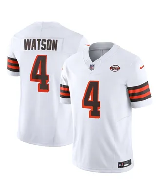 Men's Nike Deshaun Watson White Cleveland Browns Alternate Vapor F.u.s.e. Limited Jersey