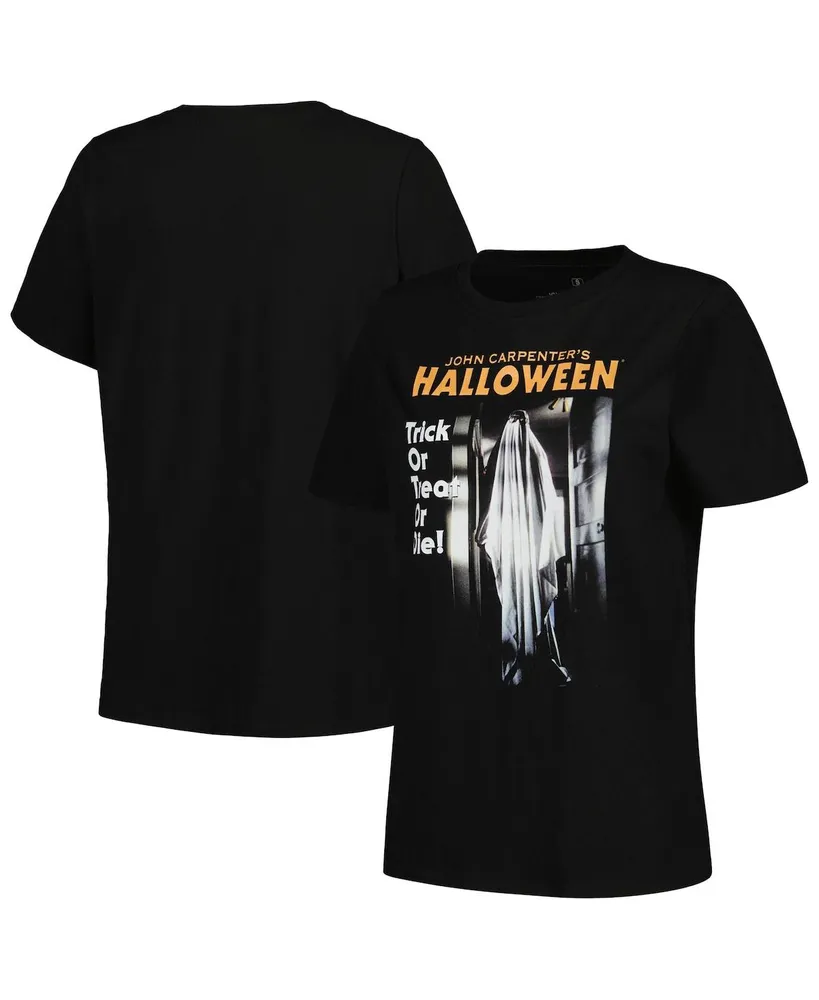 Women's Black Halloween Graphic T-shirt