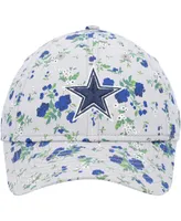 Girls Youth New Era Gray Dallas Cowboys Bouquet 9TWENTY Adjustable Hat