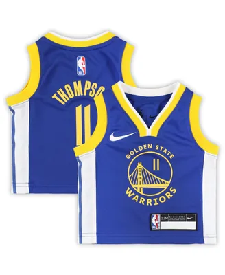 Infant Boys and Girls Nike Klay Thompson Blue Golden State Warriors Swingman Player Jersey - Icon Edition