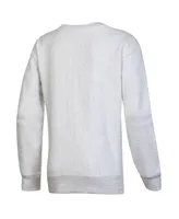Big Boys Champion Heather Gray Ohio State Buckeyes Reverse Weave Pullover Sweatshirt
