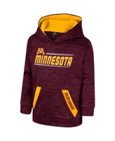 Toddler Boys and Girls Colosseum Maroon Minnesota Golden Gophers Live Hardcore Pullover Hoodie