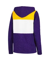 Women's Antigua Purple Minnesota Vikings Wicket Pullover Hoodie