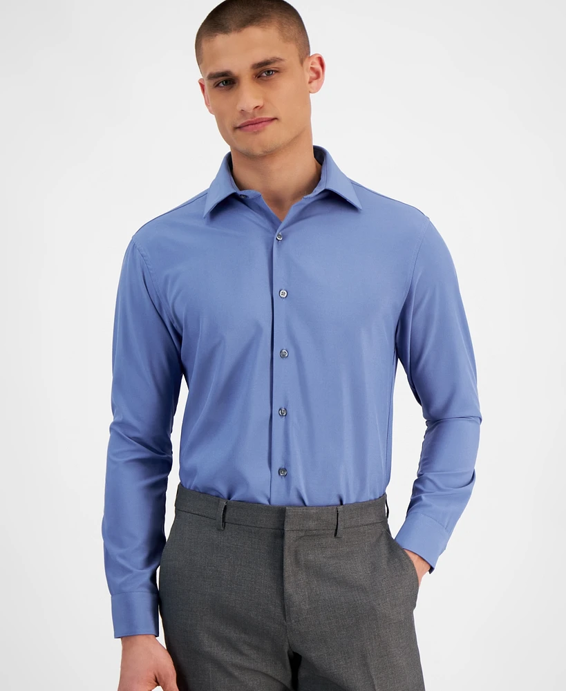 Alfani Men's Slim Fit 4-Way Stretch Dress Shirt, Created for Macy's