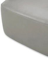 Orsha 32" Leather Accent Swivel Chair, Created for Macy's