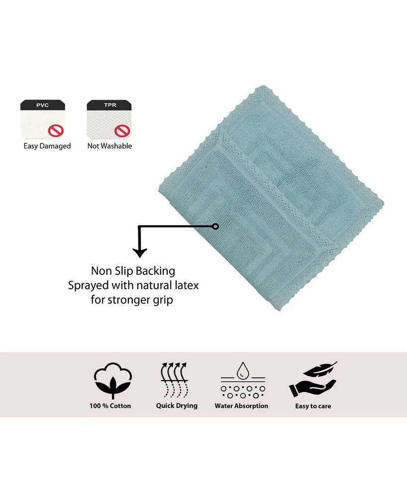 Home Weavers Opulent Reversible -Pc. Bath Rug Set