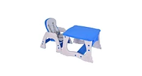 Slickblue Girls 3 in 1 Table and Chair Set High Chair