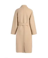 Bellemere Women's Beige Wool Coat