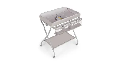 Baby Changing Table with Safety Belt and 4-side Defense