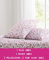 Betsey Johnson Fall Foliage Microfiber 3-Pc. Sheet Set, Twin