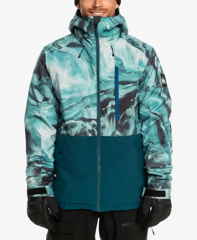 Quiksilver Men's Snow Mission Printed Block Jacket