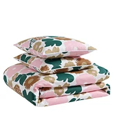 Closeout! Marimekko Pieni Kukkatori Cotton 3 Piece Duvet Cover Set