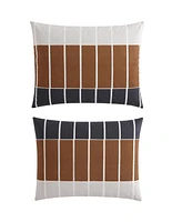 Marimekko Tiiliskivi Raita Cotton 3 Piece Duvet Cover Set