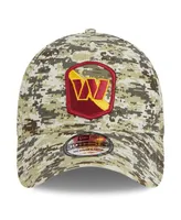 Men's New Era Camo Washington Commanders 2023 Salute To Service 39THIRTY Flex Hat