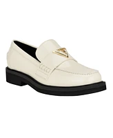 Guess Women's Shatha Logo Hardware Slip-on Almond Toe Loafers