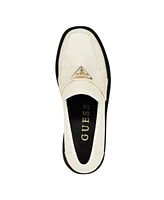 Guess Women's Shatha Logo Hardware Slip-on Almond Toe Loafers