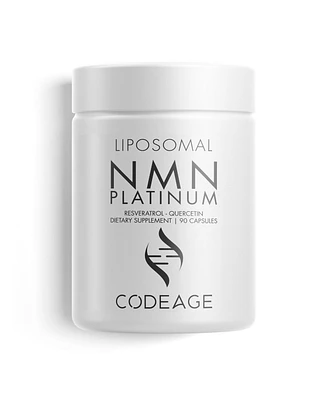 Codeage Liposomal Nmn Supplement, Nad precursor, Resveratrol, Betaine, Riboflavin & B12, Quercetin, 90 ct