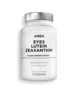Codeage Amen Eyes Lutein Zeaxanthin, Red Beet Root, Black Pepper, Macular Health Vitamins Formula, 90 ct