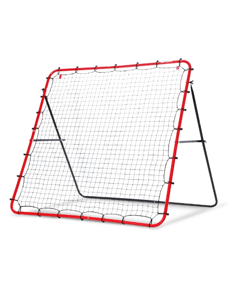 Net Playz Soccer Rebounder, Soccer Gifts, Kids Teens Football Games, Kick back Practice Net for Skill Training, 5' x 5'