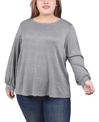 Ny Collection Plus Size Long Sleeve Tunic Top