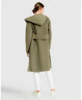 Belle & Bloom Women's Walk This Way Wool Blend Oversized Coat