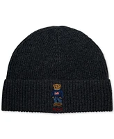 Polo Ralph Lauren Men's Solid Flag Bear Beanie