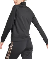 adidas Women's Tricot Slim Printed 3-Stripe Track Jacket